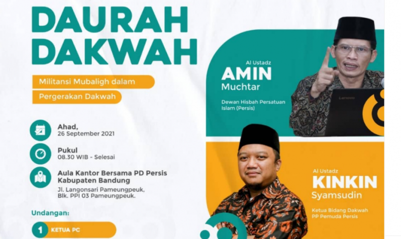 Upgrade Keilmuan Mubaligh, PD Pemuda PERSIS Gelar Dauroh Dakwah